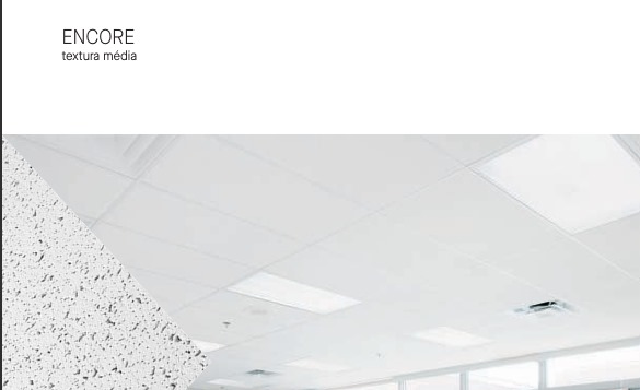 Forro fibra mineral - encore