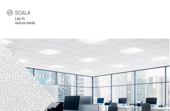 Forro fibra mineral - scala